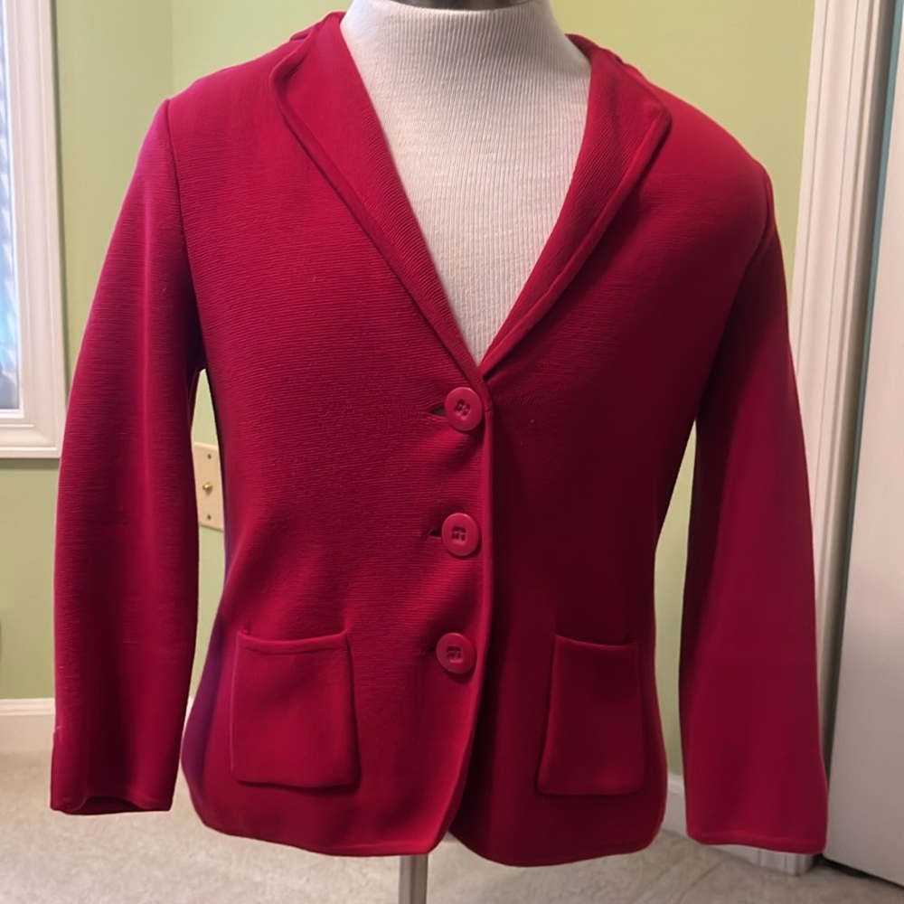 Red button down  cardigan/jacket